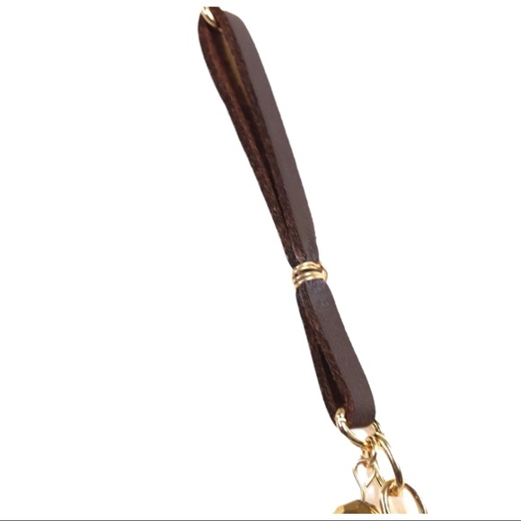 Mixed Charm Hematite Leather Necklace - Picture 3 of 11